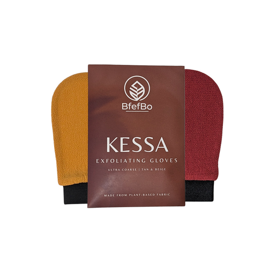 Kessa Exfoliating gloves - Tan Beige